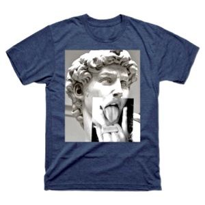 Michaelangelo David Humor Tee - Large